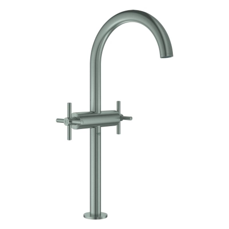Grohe WT-Einlochbatterie Atrio 21044_3 XL-Size Kreuzgriff, Farbe supersteel Bild 1