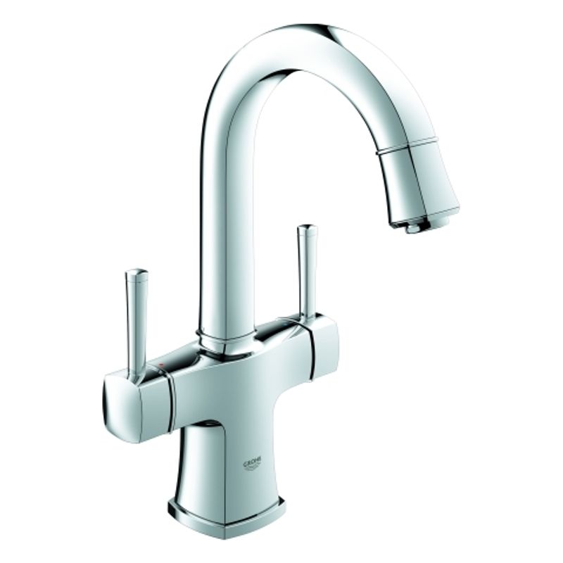 Grohe 2-Griff-WT-Batterie Grandera schwenkbarer Auslauf, Farbe chrom Bild 1