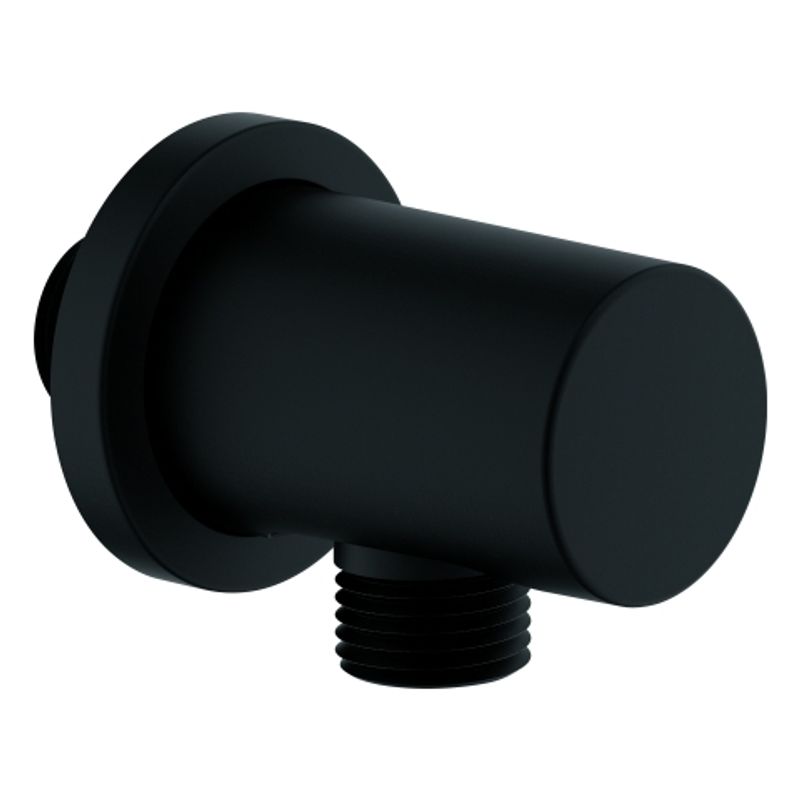 Grohe Wandanschlussbogen Rainshower 22118 runde Rosette, 64 mm, Farbe phantom black Bild 1