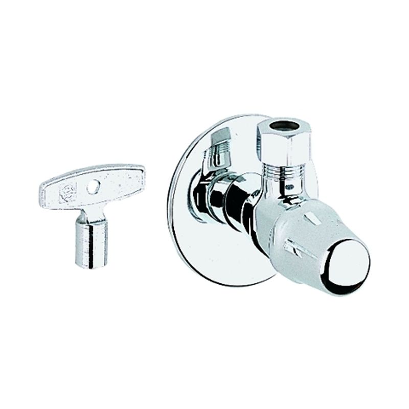 Grohe Eckventil Atlanta Steckschlüssel-Oberteil, DN 15, Farbe chrom Bild 1