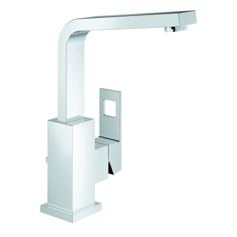 Grohe EH-WT-Batterie Eurocube 23135 EcoJoy hoher Ausladung Zugst.-Abl.grt, Farbe chrom Bild 1