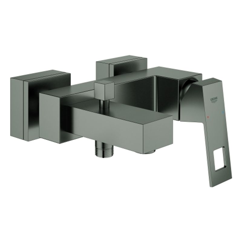 Grohe EH-Wannenbatterie Eurocube 23140 Wandmontage hard graphite gebürstet, Farbe hard graphite Bild 1