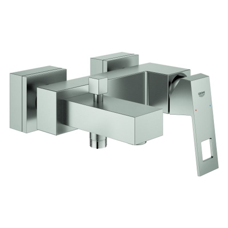 Grohe EH-Wannenbatterie Eurocube 23140 Wandmontage eigensicher, Farbe supersteel Bild 1
