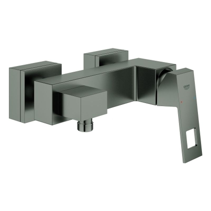 Grohe EH-Brausebatterie Eurocube 23145 Wandmontage hard graphite gebürstet, Farbe hard graphite Bild 1