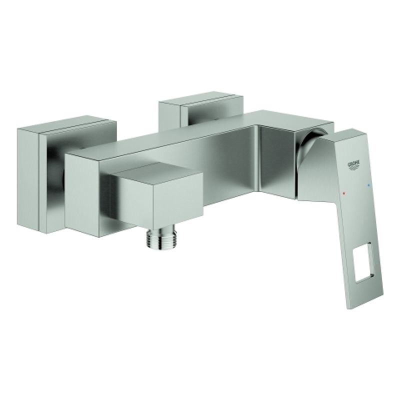 Grohe EH-Brausebatterie Eurocube 23145 Wandmontage eigensicher, Farbe supersteel Bild 1