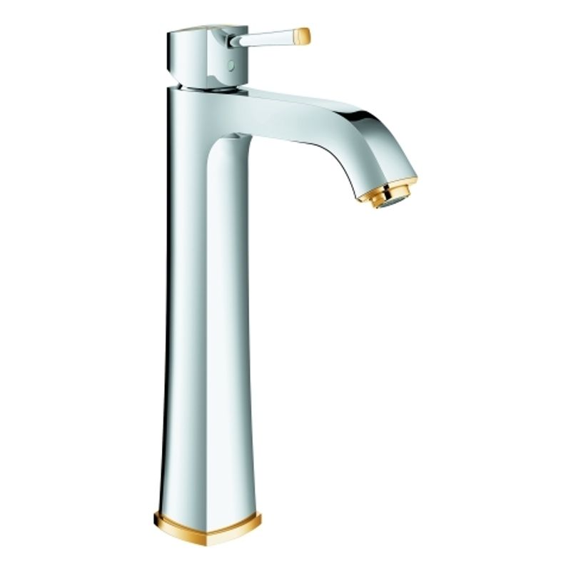 Grohe EH-Waschtischbatterie Grandera 23313, für freist. Waschsch. chrom / gold, Farbe chrom, gold Bild 1
