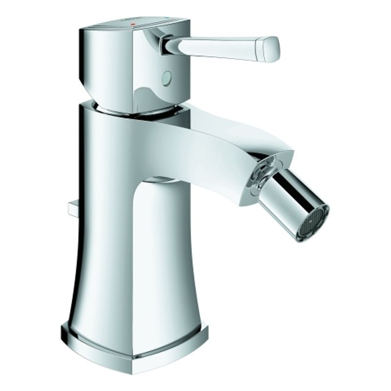 Grohe Einhand-Bidetbatterie Grandera Zugstangen-Ablaufgarnitur, 80 mm, Farbe chrom Bild 1