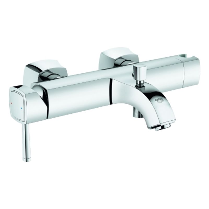 Grohe Einhand-Wannenbatterie Grandera Wandmontage, 115 x 235 mm, Farbe chrom Bild 1