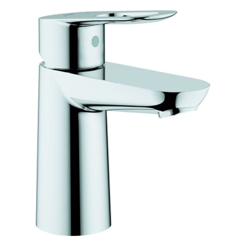 Grohe Einhand-Waschtischbatterie BauLoop glatter Körper, Farbe silberfarben Bild 1