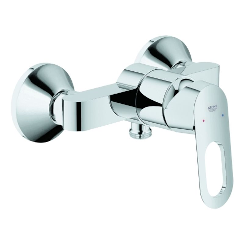Grohe Einhand-Brausebatterie BauLoop 23340 Wandmontage, 115 x 155 mm, Farbe silberfarben Bild 1