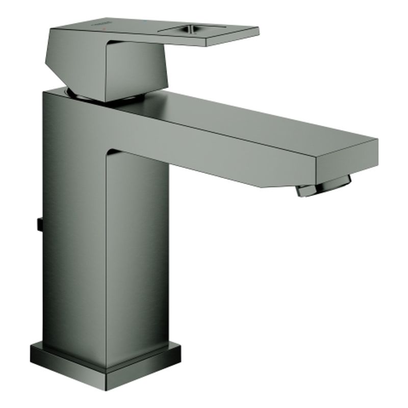 Grohe EH-Waschtischbatterie Eurocube 23445 mittelhoch hard graphite gebürstet, Farbe hard graphite Bild 1