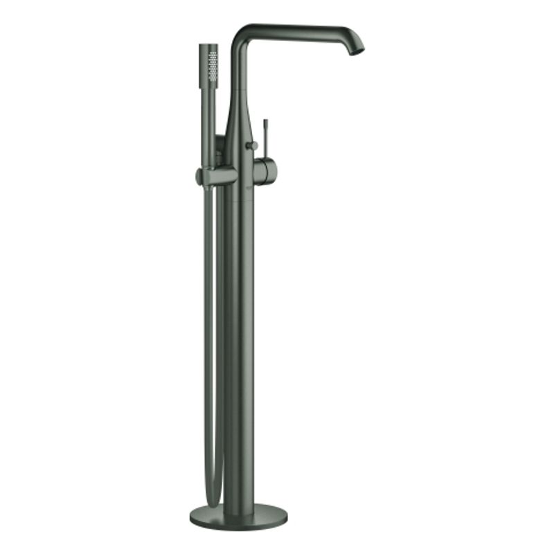 Grohe EH-Wannenbatterie Essence 23491_1 Bodenmontage FMS hard graphite gebürstet, 230 x 250 mm, Farbe hard graphite Bild 1
