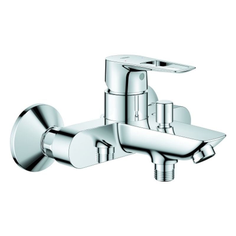Grohe EH-Wannenbatterie BauLoop 23602_1 Wandmontage eigensicher, Farbe chrom Bild 1