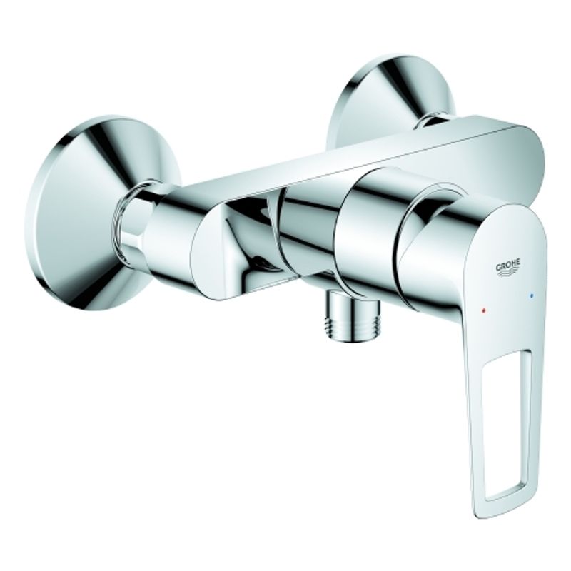 Grohe EH-Brausebatterie BauLoop 23633_1 Wandmontage eigensicher, Farbe chrom Bild 1