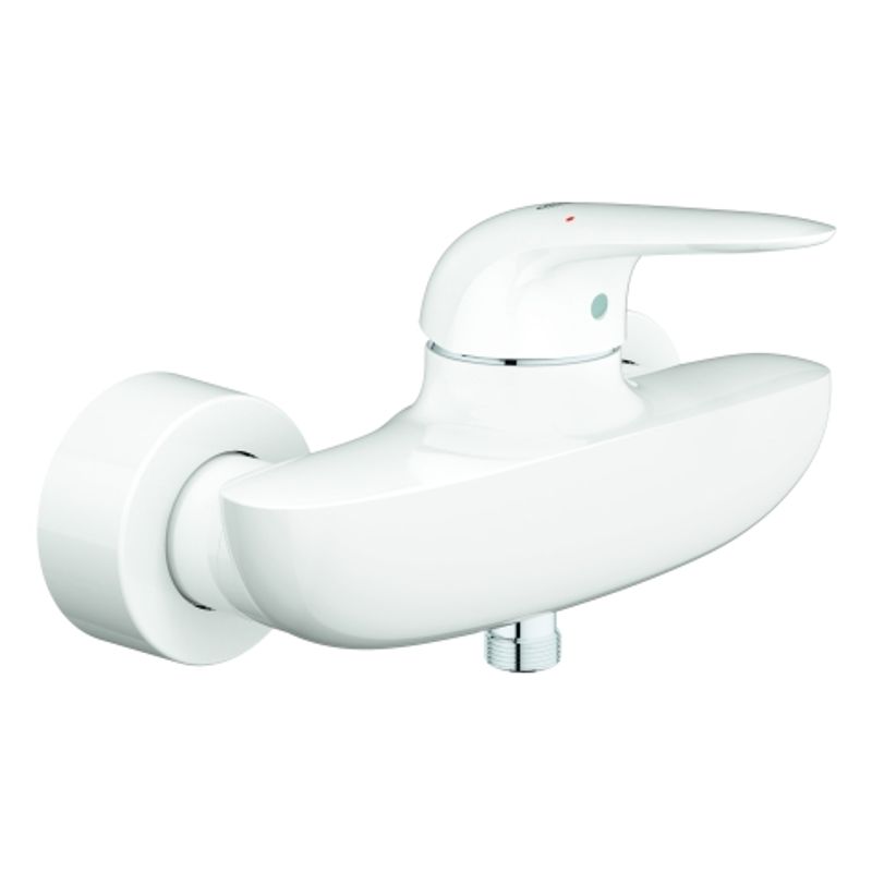 Grohe EH-Brausebatterie Eurostyle 23722_3 Wandmontage moon white / chrom, 145 x 150 mm, Farbe moon white Bild 1