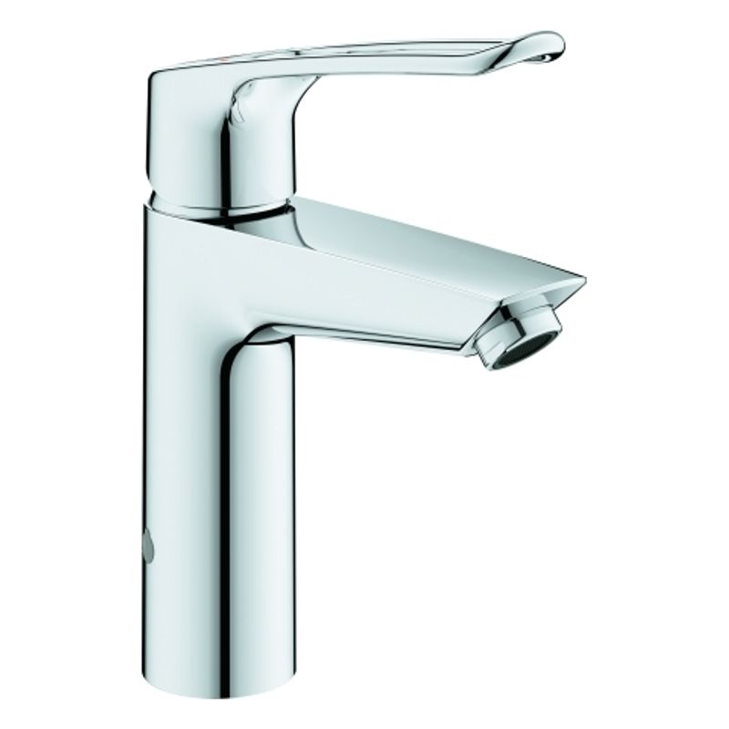 Grohe EH-WT-Batterie Eurosmart 23987_3 M-Size Verbrühschutz offener Hebel, Farbe chrom Bild 1