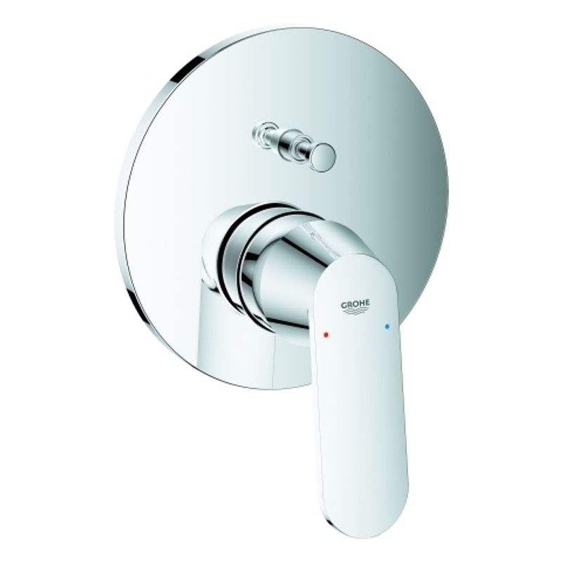 Grohe Farbset Einhebel-Wannenbatt. Eurosmart C, für Rapido SmartBox, verchromt, 200 x 200 x 122 mm, Farbe chrom Bild 1