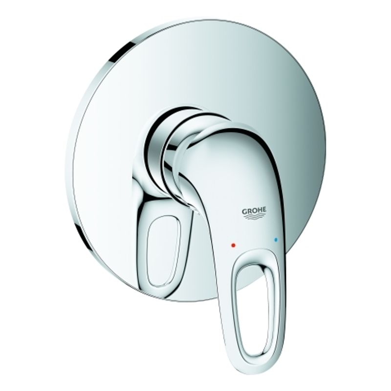 Grohe Farbset Einhebel-Brausebatt. Eurostyle, für Rapido SmartBox, Hebel offen, 243 x 180 x 120 mm, Farbe chrom Bild 1