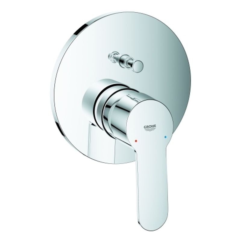 Grohe Farbset Einhebel-Wannenbatt. Eurostyle, für Rapido SmartBox, verchromt, 243 x 180 x 119 mm, Farbe chrom Bild 1