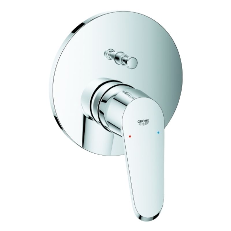 Grohe Farbset Einhebel-Wannenbatterie Eurodisc, für Rapido SmartBox, verchromt, 180 x 200 x 123 mm, Farbe chrom Bild 1