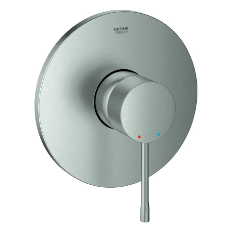 Grohe EH-Brausebatterie Essence 24057_1 FMS, für 35600, 180 x 200 mm, Farbe supersteel Bild 1