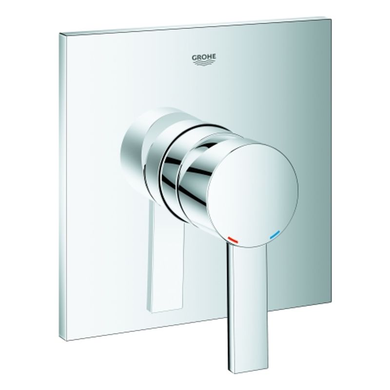 Grohe Farbset Einhebel-Brausebatterie Allure eckig, für Rapido SmartBox, verchromt, 243 x 180 x 106 mm, Farbe chrom Bild 1