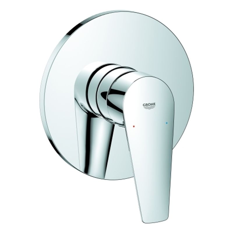 Grohe Fertigset Einhebel-Brausebatterie, Baüdge, verchromt, 158 mm, Farbe chrom Bild 1