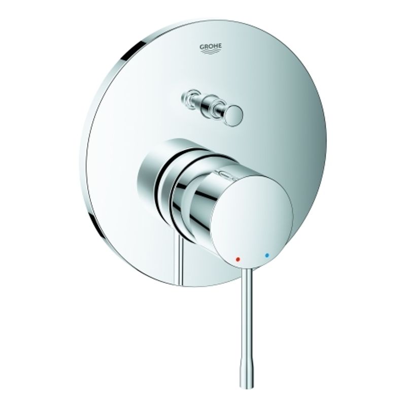 Grohe Farbset Einhebel-Wannenbatt. Essence, für Rapido SmartBox, verchromt, 243 x 180 x 106 mm, Farbe chrom Bild 1