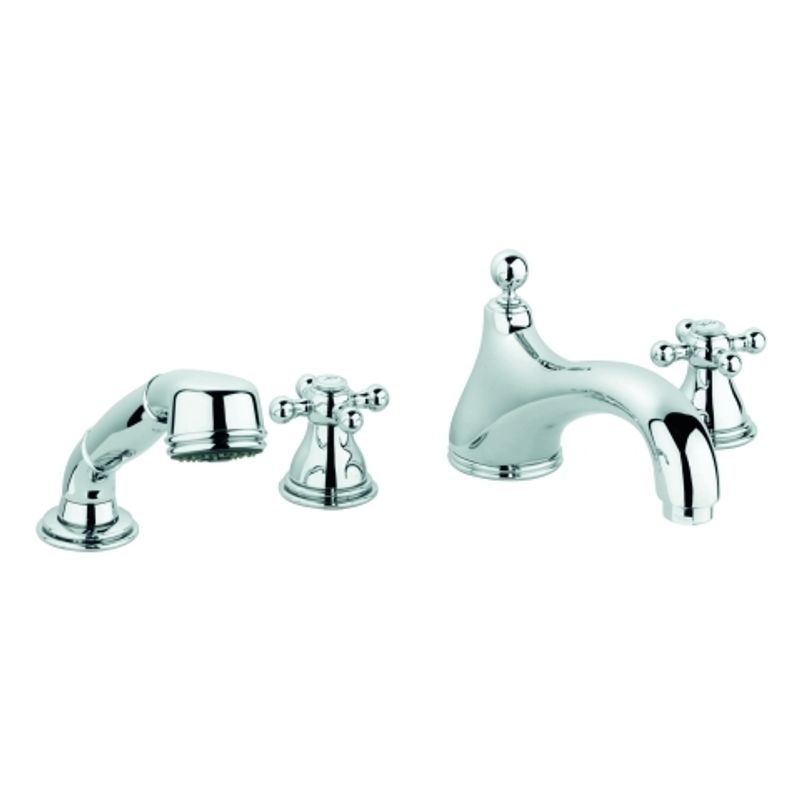 Grohe 4-Loch-Wannenkombination Sinfonia DN 15 niedriger Auslauf, 150 x 250 mm, Farbe chrom Bild 1