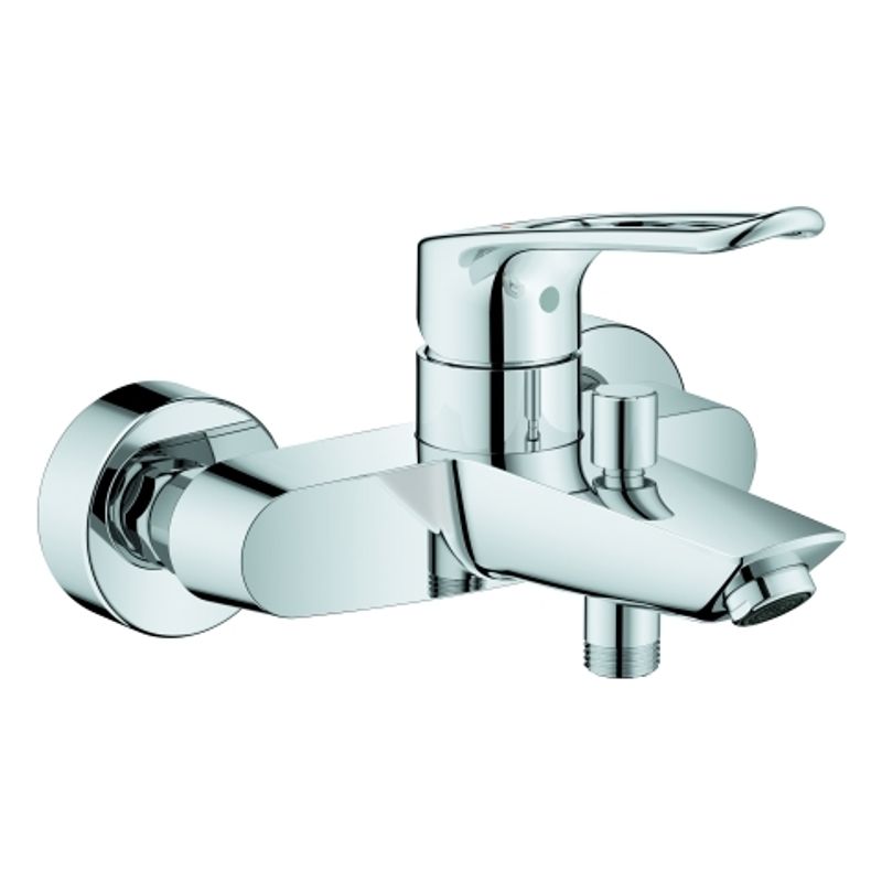 Grohe EH-Wannenbatt. Eurosmart 25241_3 Wandmontage offener Hebel, Farbe chrom Bild 1