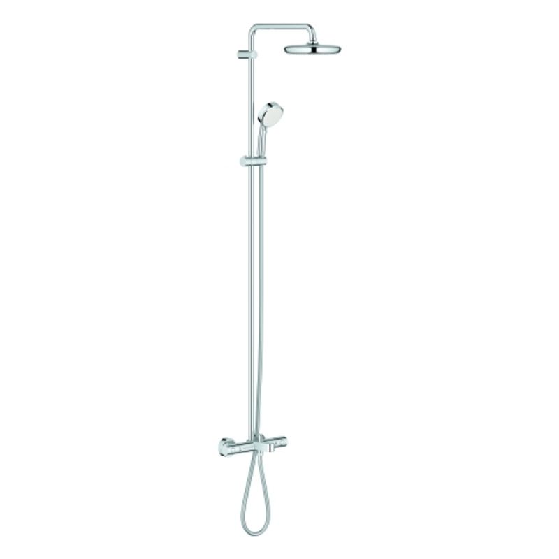 Grohe Duschsystem Tempesta C System 210 26223_1, mit THM-Wannenbatterie, 1588 x 298 x 412 mm, Farbe chrom Bild 1