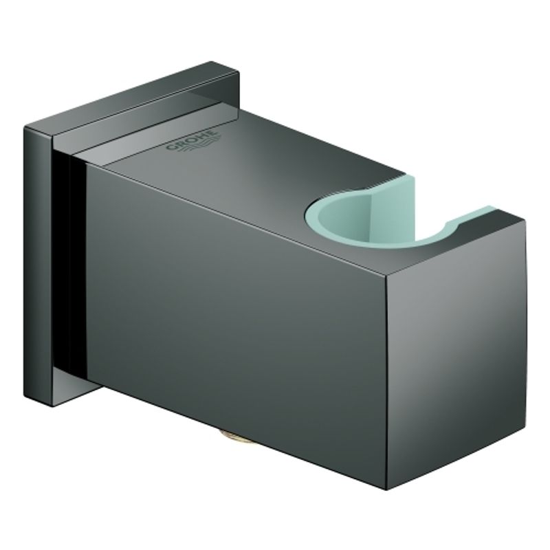 Grohe Wandanschlussbogen Euphoria Cube 26370, mit Wandbrausehalter, 88 mm, Farbe hard graphite Bild 1