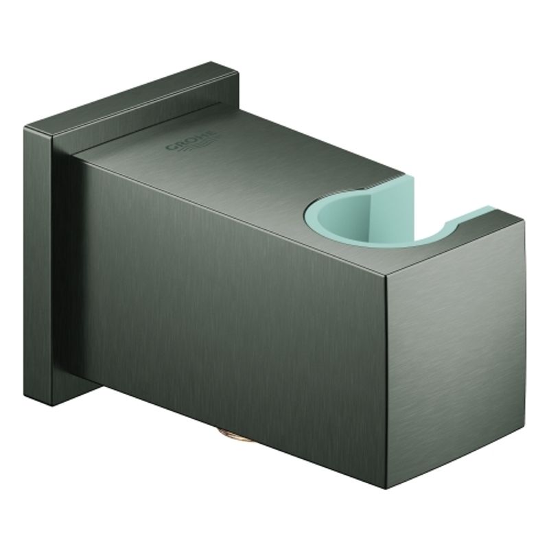 Grohe Wandanschlussbogen Euphoria Cube 26370 Wandbrausehalt. hard graphite geb, 88 mm, Farbe hard graphite Bild 1