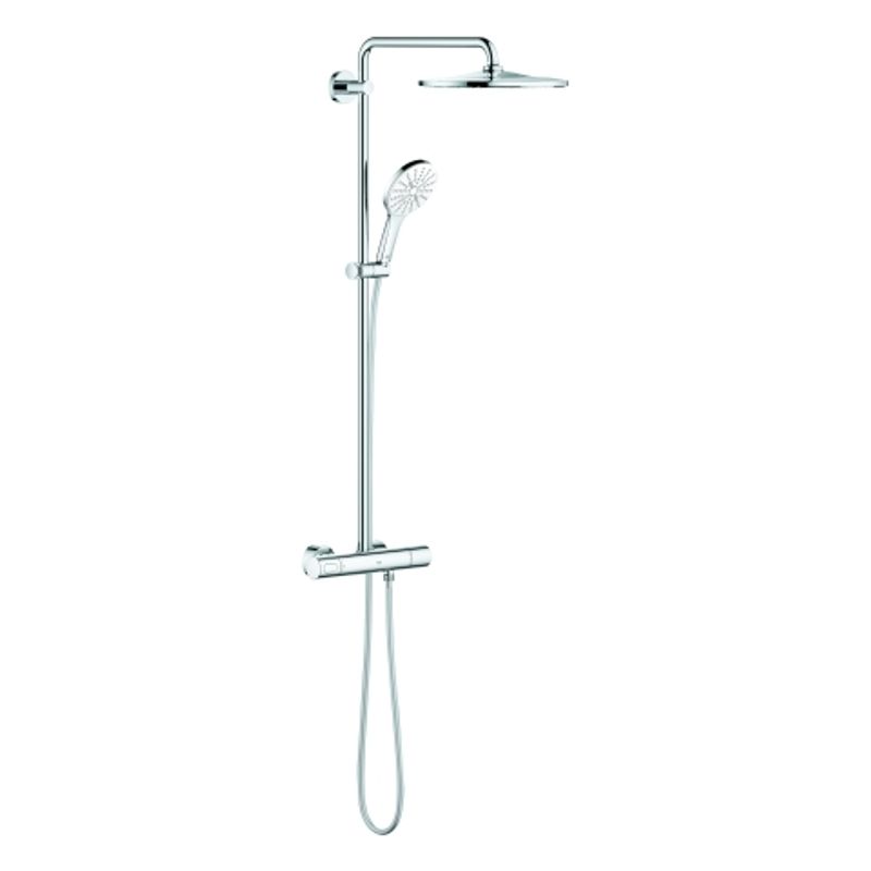 Grohe Duschsystem Rainshower SmartActive 310 26648 THM KB 26562 chrom / moon white, 1118 x 317 x 472 mm, Farbe chrom Bild 1