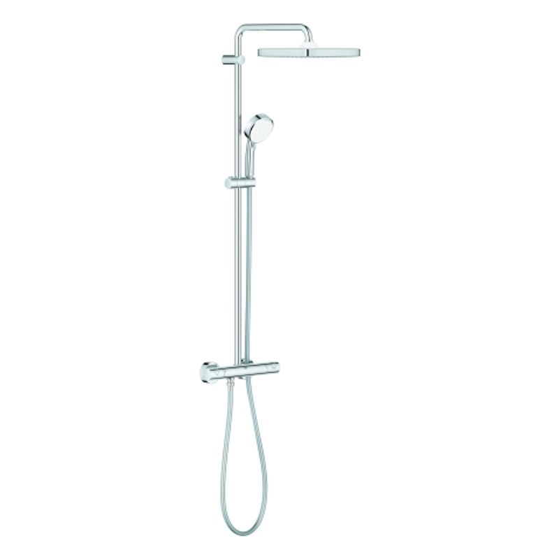 Grohe Duschsystem Tempesta C 250 Cube, mit THM Brausearm 390 mm, Farbe chrom Bild 1