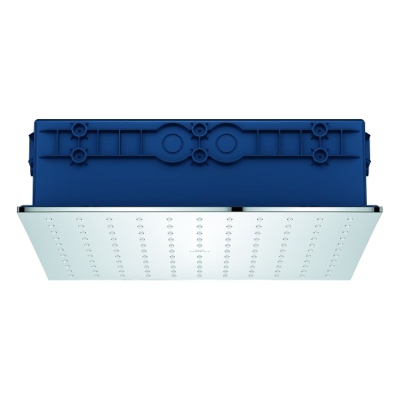 Grohe Deckenbrause Rainshower Aqua Mono 1 Strahl 21 l/min, 334 x 334 mm, Farbe silberfarben Bild 1
