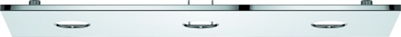 Grohe Abdeckung Rainshower Aqua, für 3 Strahlbildner Deckenbrause, Farbe silberfarben Bild 1
