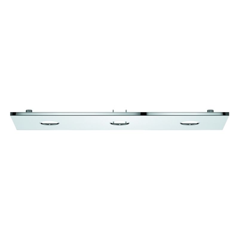 Grohe Abdeckung Rainshower Aqua, für 3 Strahlbildner Deckenbrause, Farbe silberfarben Bild 1