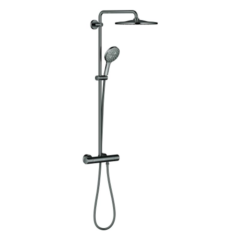Grohe Duschsystem Rainshower SmartActive 310 26836, mit THM, 1118 x 317 x 472 mm, Farbe hard graphite Bild 1