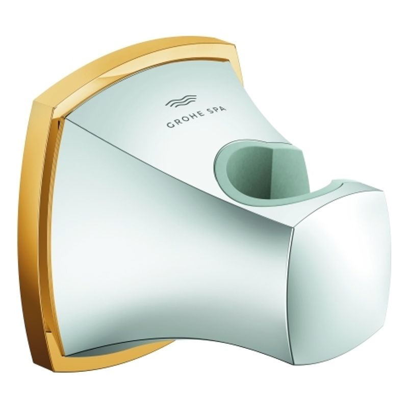 Grohe Wandbrausehalter Grandera 26896 chrom / gold, Farbe chrom, gold Bild 1