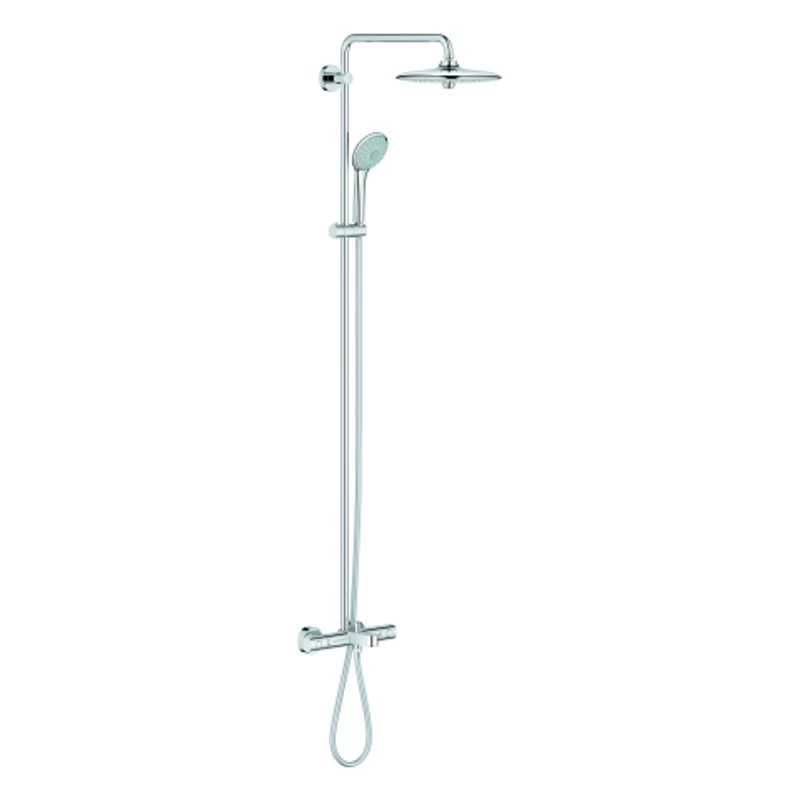 Grohe Duschsystem Euphoria 260 27475_1, mit THM-Wannenbatterie 9,5l/min, 150 x 320 mm, Farbe silberfarben Bild 1