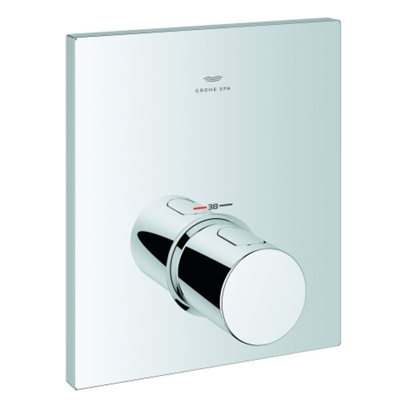Grohe Thermostat-Batterie Grohtherm F Fertigmontageset, 70 x 230 mm, Farbe chrom Bild 1