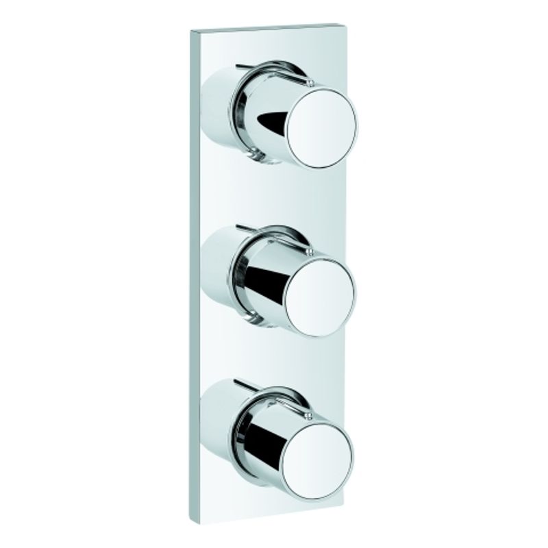 Grohe Unterputzventil Grohtherm F 3-fach FMS, für Einbaubox, 210 x 70 x 51 mm, Farbe chrom Bild 1