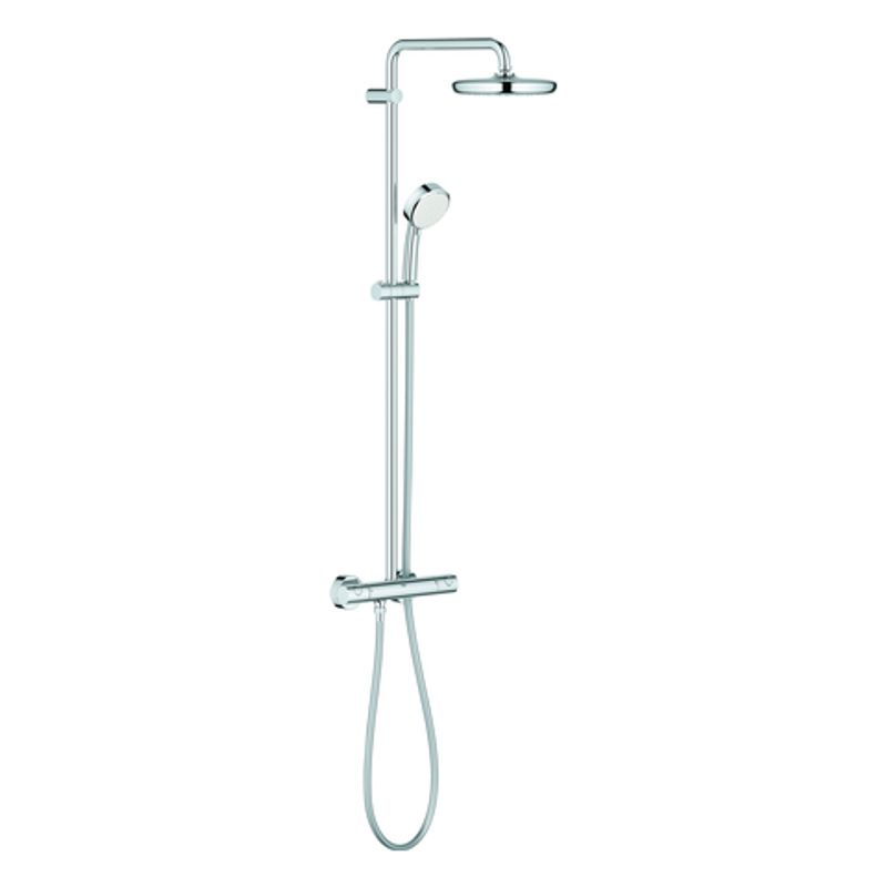 Grohe Duschsystem Tempesta C System 210 27922_1, mit Thermostatbatterie, 100 x 320 mm, Farbe chrom Bild 1