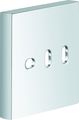 Grohe Ausgleichsscheibe für Euphoria Cube Duschsysteme, 52 x 52 x 8 mm, Farbe silberfarben Bild 1