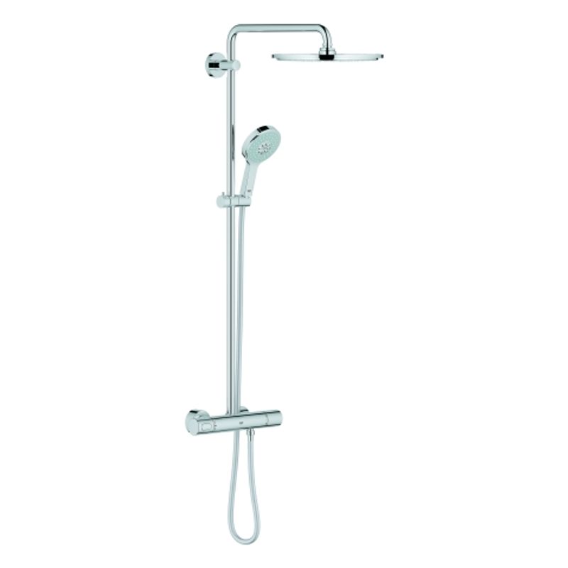Grohe Duschsystem Rainshower 310, mit Thermostat, 155 x 345 mm, Farbe silberfarben Bild 1