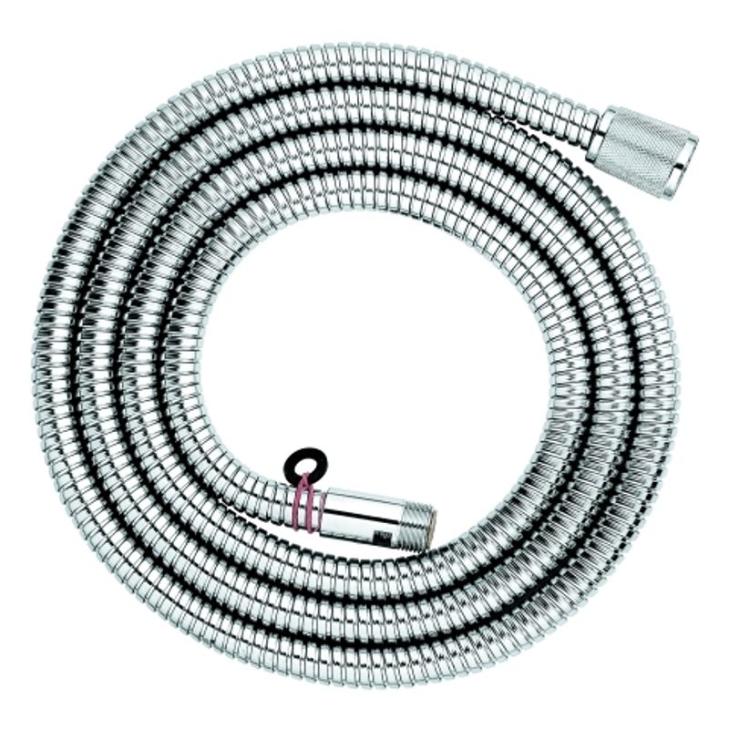 Grohe Brauseschlauch 2000 mm, für Wannenrand / Fliesenbank, verchromt, Farbe chrom Bild 1