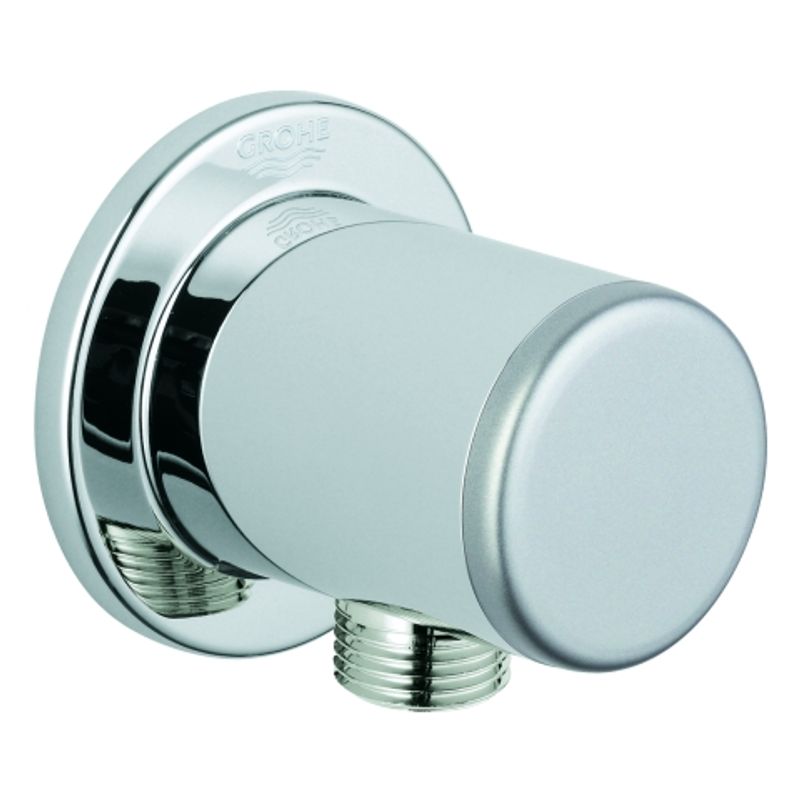 Grohe Wandanschlussbogen Relexa eigensicher, DN 15, Farbe silberfarben Bild 1