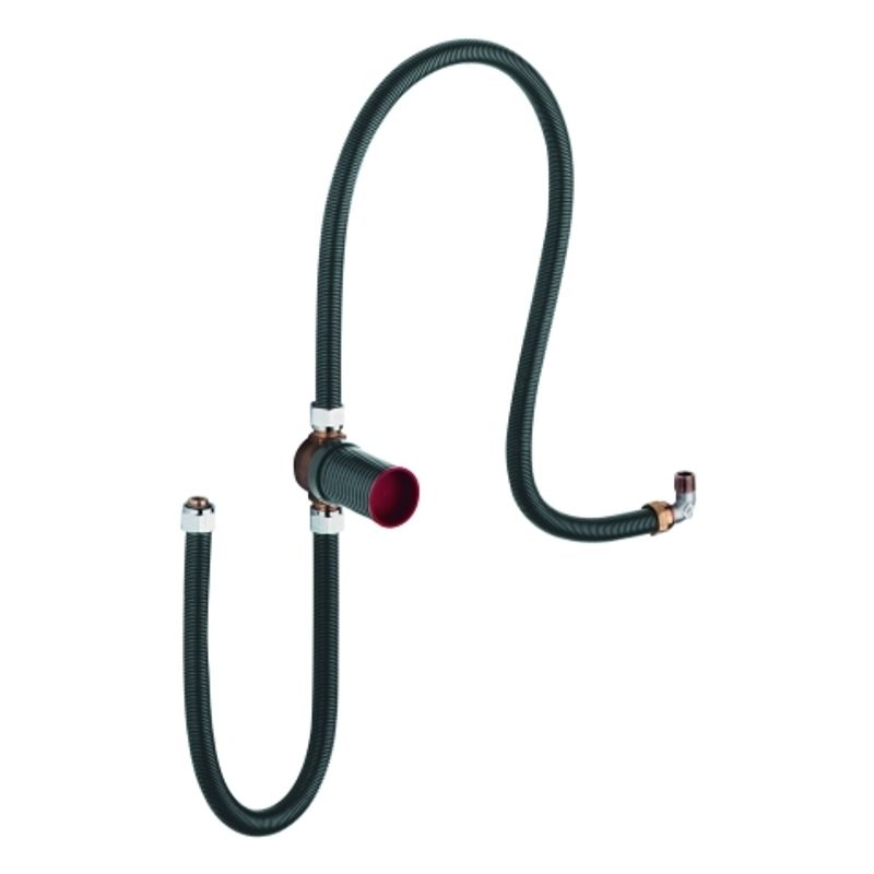 Grohe Anschlussgarnit. Talentofill, mit UP-Rohrunterbrecher, 3500 mm, Farbe schwarz Bild 1