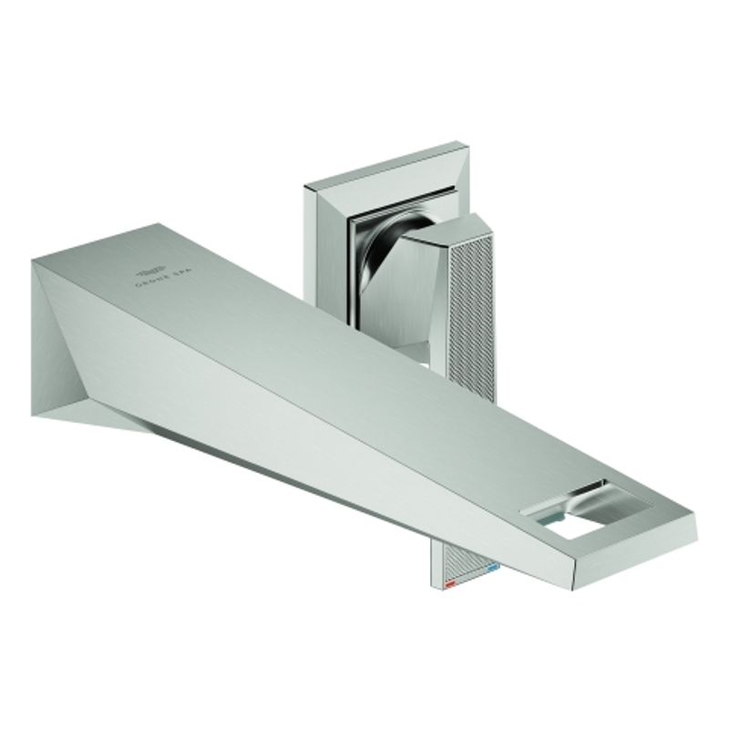 Grohe 2L-WT-Wandbat. All. Bril. PC 29517 FMS Griff Raendelstruktur, Farbe supersteel Bild 1